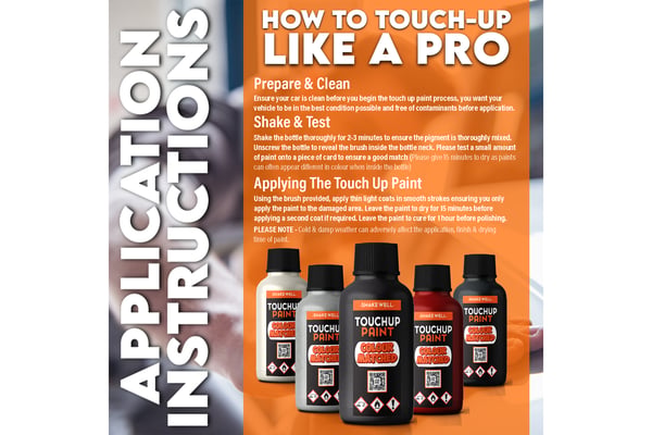 Touch Up Paint Brush For Renault R5 Green Jade 995 Stone Chip 30ML