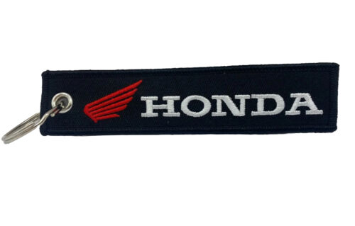 Honda Fabric Embroidery Keyring Honda Motorcycles Key Chain