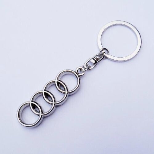 AUDI KEYRING KEY CHAIN FOB GIFT STAINLESS STEEL A1 A3 A4 A5 A8 Q5 Q7 RS3 S3 S4