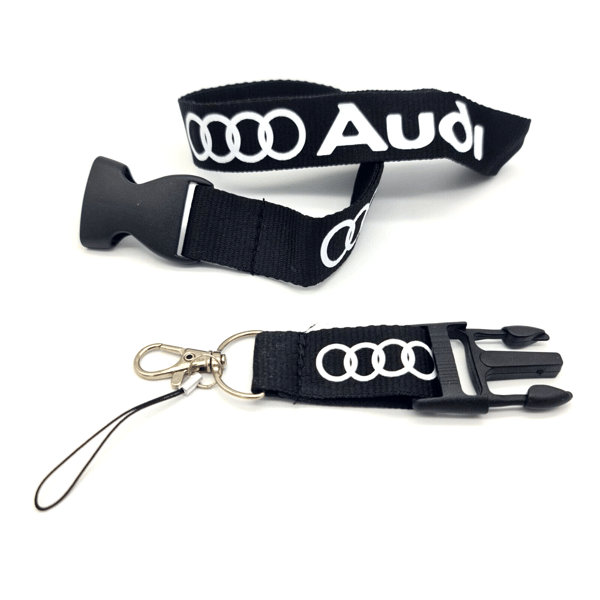 Audi Lanyard Keyring keychain strap ID Key Card Holder Phone Strap Audi Lanyard Keyring keychain strap ID Key Card Holder Phone Strap
