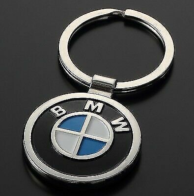 BMW GENUINE SOLID METAL 3D CHROME DOUBLE SIDED KEYRING KEYCHAIN FOB BMW GENUINE SOLID METAL 3D CHROME DOUBLE SIDED KEYRING KEYCHAIN FOB