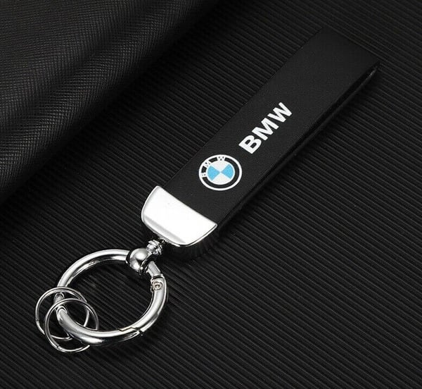 BMW Leather Keyring Lanyard Gift - BMW