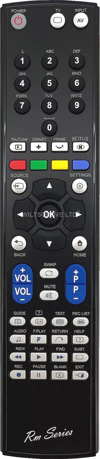 RM Series Remote Control fits SONY KD55X80JAEP KD55X80JU KD-55X81J KD-55X82J