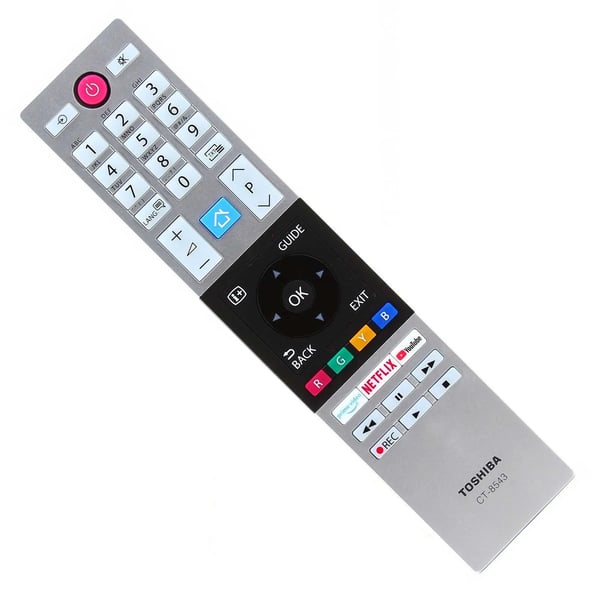 Original Toshiba CT-8543 TV Remote Control for 50U2963DB 65UL2063DB Smart 4K LED Original Toshiba CT-8543 TV Remote Control for 50U2963DB 65UL2063DB Smart 4K LED