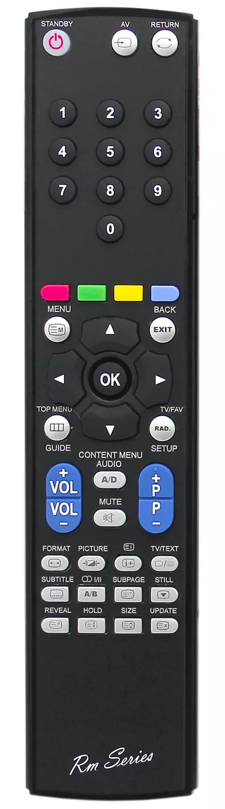 RM Series Remote Control fits TOSHIBA 42WLT58 42WLT58B 42WLT58GREEN 42X3000P