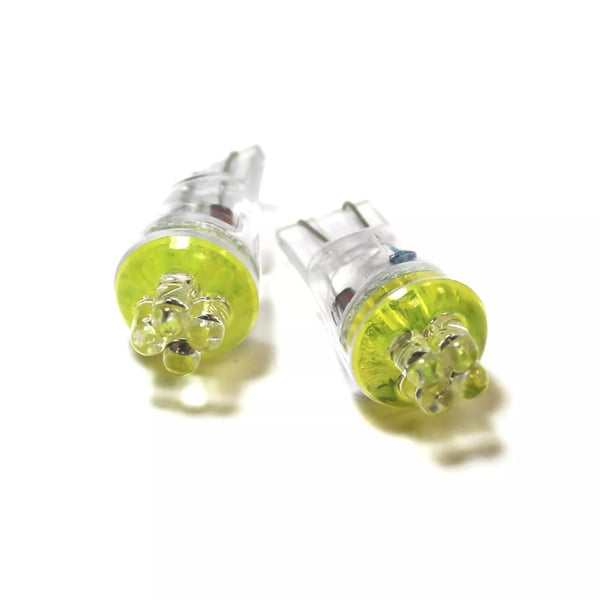 Toyota Corolla E12U Yellow 4-LED Xenon Bright Side Light Beam Bulbs Pair Upgrade Toyota Corolla E12U Yellow 4-LED Xenon Bright Side Light Beam Bulbs Pair Upgrade
