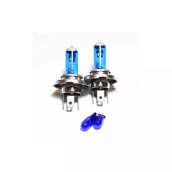 Toyota Carina MK1 100w Super White Xenon HID High/Low/Side Headlight Bulbs Set
