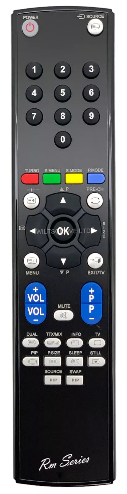 RM Series Remote Control fits SAMSUNG CS29V5MH3XAWE CS29V5MHLXAAG CS29V5MHLXRCH