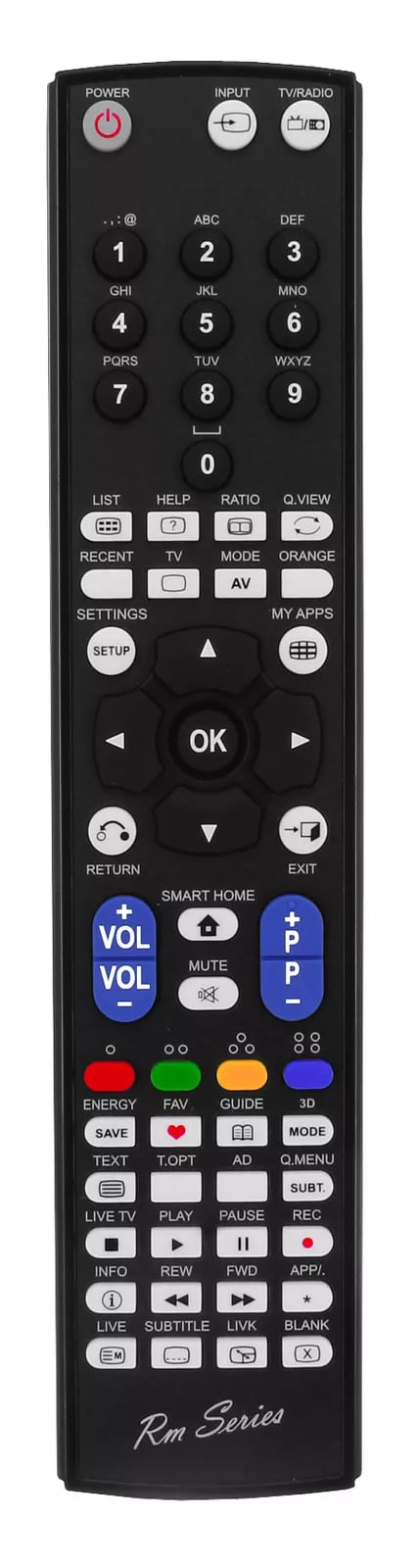 RM Series Remote Control fits LG 47LA6136AEU 47LA6208A 47LA6208AEU 47LA6208-ZA
