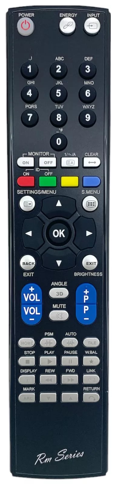 RM Series Remote Control fits LG 55SVH7F-A 55SVH7F-AJ 55SVM5F-H 55SVM5F-HJ
