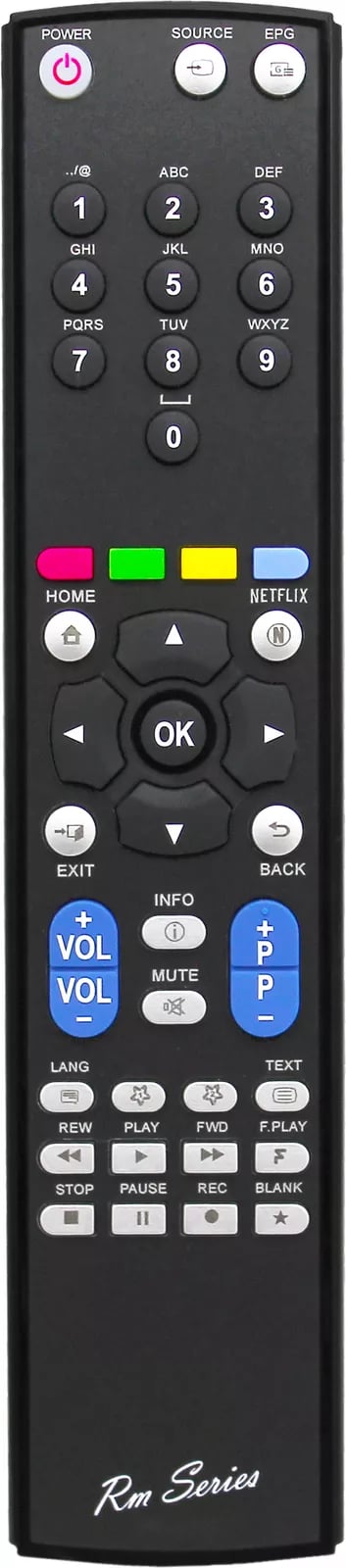 RM Series Remote Control fits PANASONIC TX49GS352 TX-49GS352 TX49GS352B