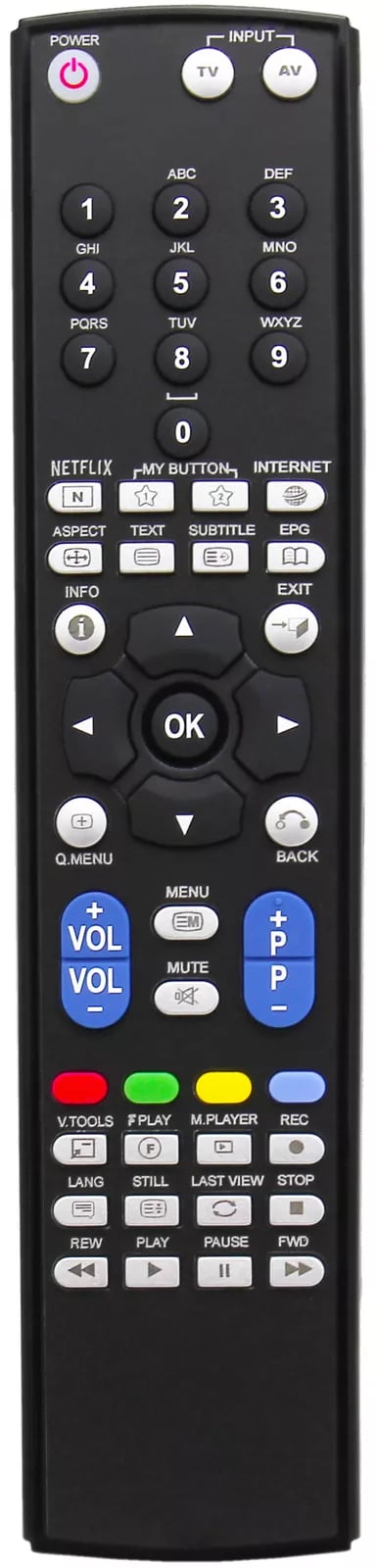 RM Series Remote Control fits PANASONIC TXL32EM6Y TX-L32EM6Y TXL32XM6B