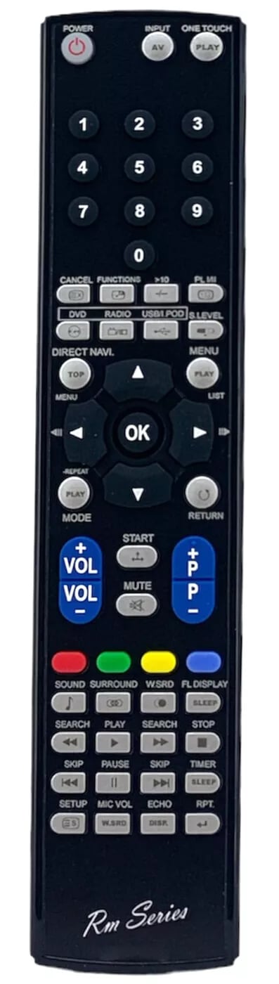 RM Series Remote Control fits PANASONIC SAPT465GCK SA-PT465GC-K SAPT465GCSK