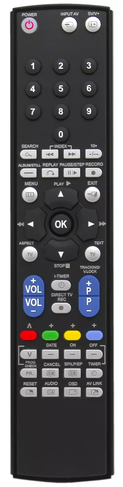 RM Series Remote Control fits PANASONIC NVHS820BS NV-HS820B-S NVHS820ECU