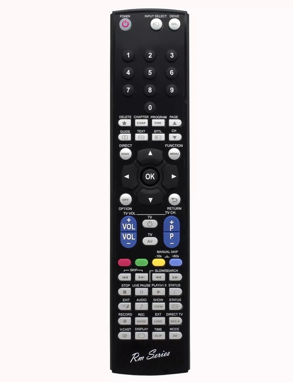 RM Series Remote Control fits PANASONIC DMR-EH58EP-S DMREH595E DMREH595ECAK