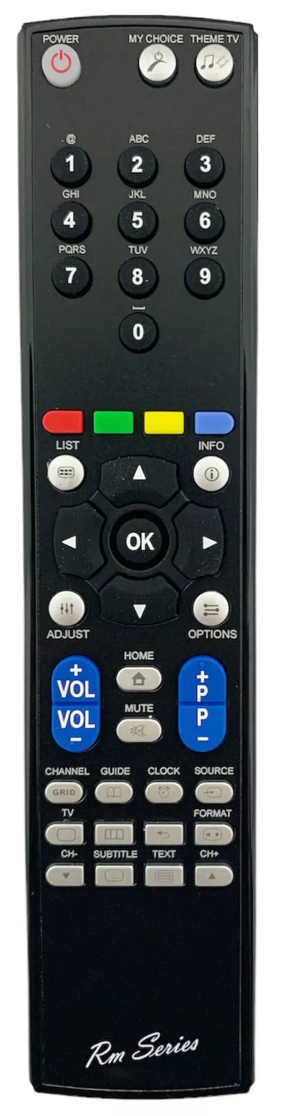 RM Series Remote Control fits PHILIPS 32HFL3007D/10 32HFL3007D10 32HFL3008D/10