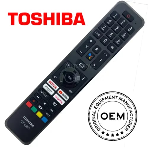 Toshiba CT-8563 Genuine TV Remote Control for 43LA3B63DA 43LA3B63DG 43QA4163DG