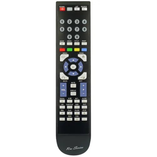 RM Series Remote Control fits TOSHIBA 24W1753DB 24W1753DG 24W1754DG 24W3753DB