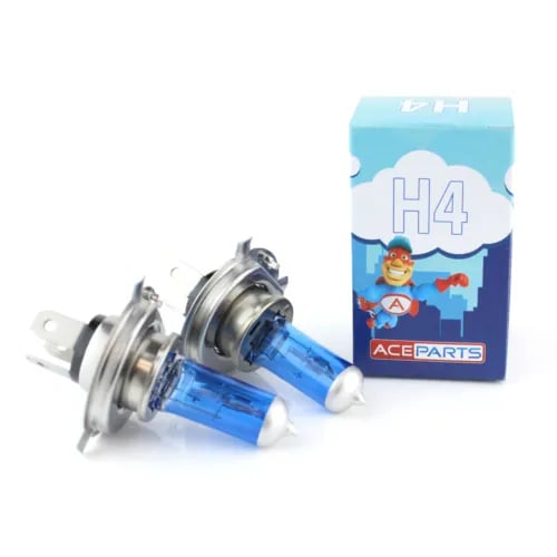 Toyota Hiace MK1 55w ICE Blue Xenon HID High/Low Beam Headlight Bulbs Pair