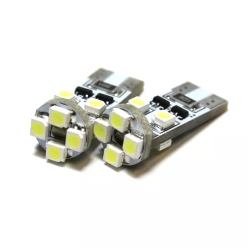 2x Toyota RAV4 MK1 Bright Xenon White 8SMD LED Canbus Number Plate Light Bulbs