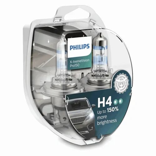 For Toyota Starlet KP6 Philips X-tremeVision Pro150 Low / High Beam Bulbs