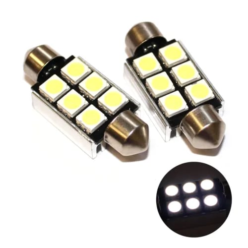 Fits VW Passat 3B5 2.3 VR5 White 6-SMD LED 39mm Festoon Number Plate Light Bulbs Fits VW Passat 3B5 2.3 VR5 White 6-SMD LED 39mm Festoon Number Plate Light Bulbs