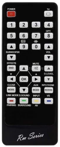 RM Series Remote Control fits PANASONIC SC-HTB550EGK SCHTB550GKK SC-HTB550GKK