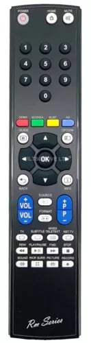 RM Series Remote Control fits PHILIPS 19PFL340410 19PFL340412 19PFL3404D