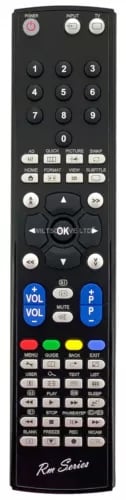 RM Series Remote Control fits TOSHIBA 50L7333DF 50L7333DG 50L7335D 50L7335DF