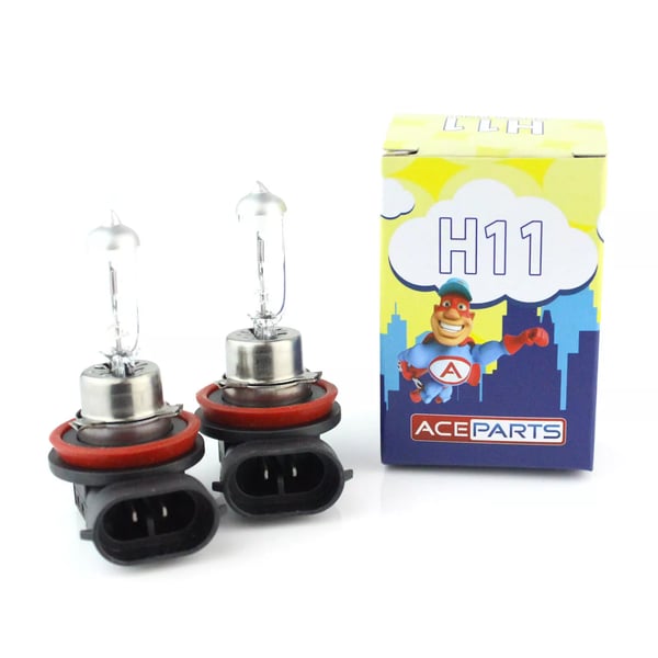 Audi A8 D3 H11 55w Clear Halogen Xenon HID Front Fog Light Bulbs Pair
