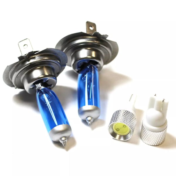 For BMW 3 Series E36 H7 501 55w Super White Xenon Low/Slux LED Side Bulbs Set
