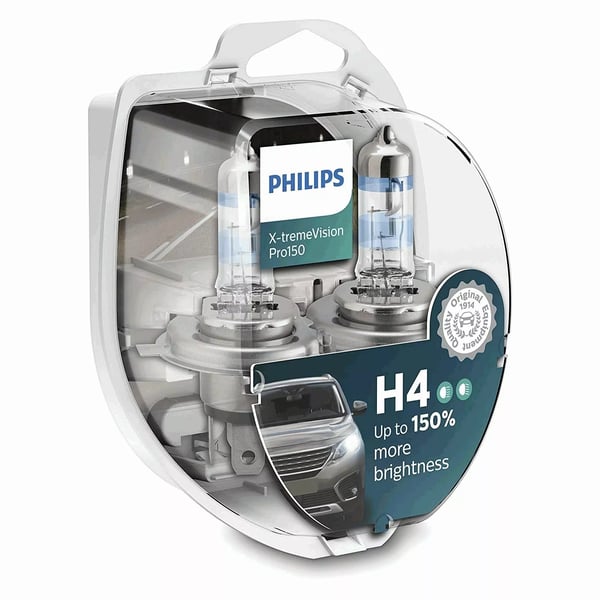 For VW Derby 86 Philips X-tremeVision Pro150 Low / High Beam Headlight Bulbs