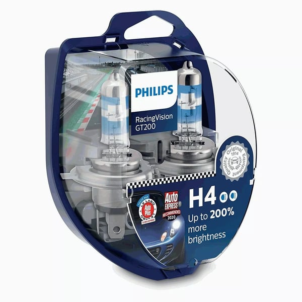 For VW LT MK2 Genuine Philips Racingvision GT200 Low / High Beam Headlight Bulbs