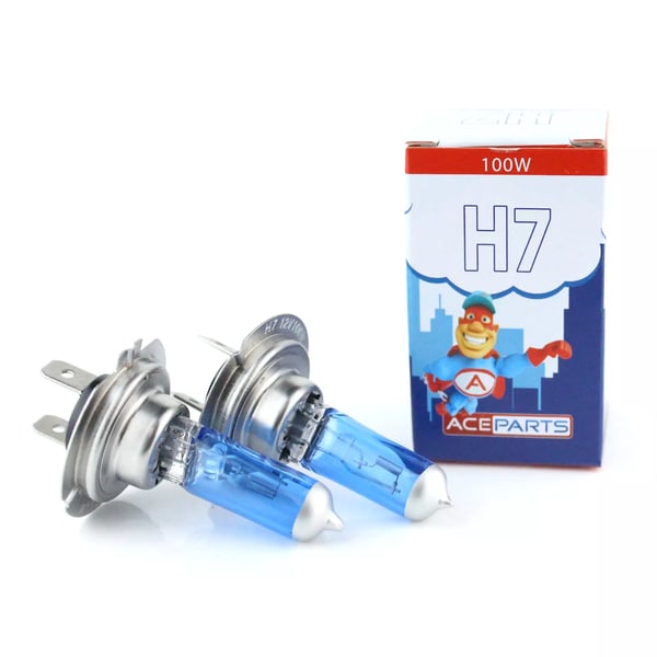 For Austin Mini MK2 100w Super White Xenon HID Low Dip Beam Headlight Bulbs Pair