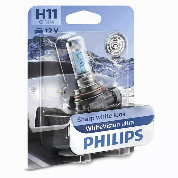 For Mazda 5 CW Genuine Philips H11 WhiteVision Ultra Low Beam Headlight Bulbs