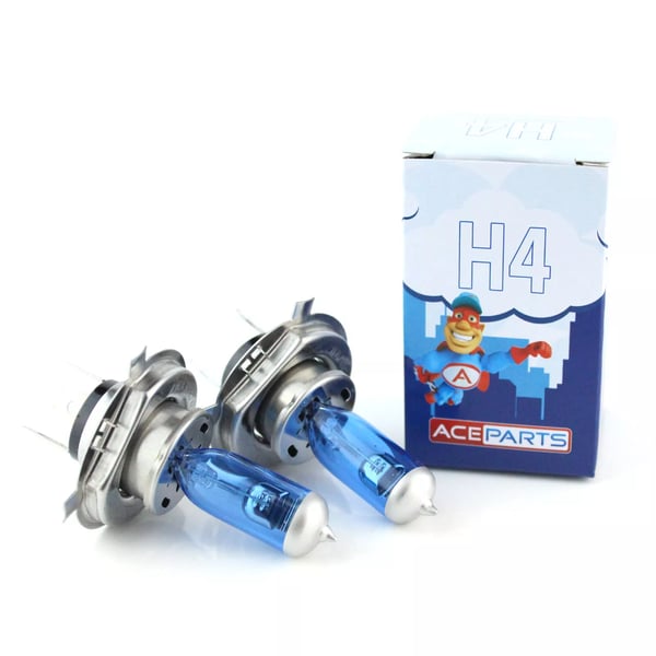 For Mazda MX-3 H4 55w Super White Dipped Low / High Beam Halogen Headlight Bulbs