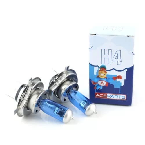 For Mazda Tribute H4 55w Super White Dipped Low / High Beam Headlight Bulbs