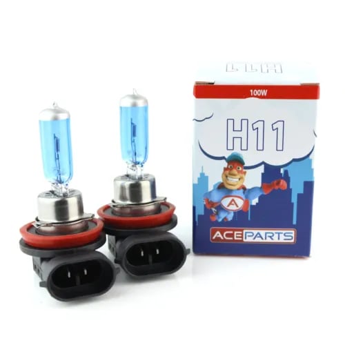 Audi A8 D3 100w Super White Xenon HID Front Fog Light Bulbs Pair