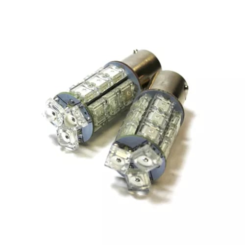 2x Mercedes E-Class W210 18-LED Front Indicator Repeater Turn Signal Light Bulbs