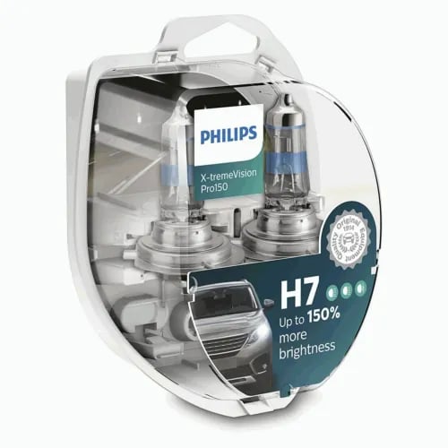 For VW Touran 1T1 1T2 Philips X-tremeVision Pro150 Low Beam Headlight Bulbs