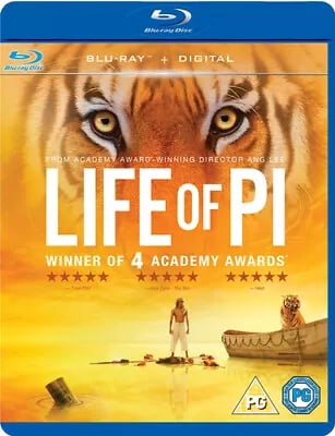 Life of Pi (2013) Irrfan Khan, Lee (DIR) cert PG Blu-Ray Pre-Owned