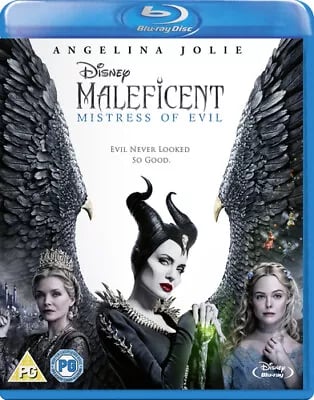 Maleficent: Mistress of Evil (2020) Angelina Jolie, Rønning (DIR) cert Blu-Ray Pre-Owned