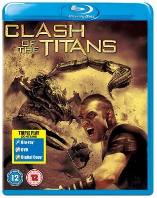 Clash of the Titans (2010) Sam Worthington, Leterrier (DIR) cert 12 2 Blu-Ray Pre-Owned