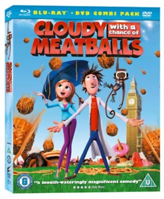 Cloudy With a Chance of Meatballs (2010) Phil Lord, Miller (DIR) cert U Blu-Ray Pre-Owned