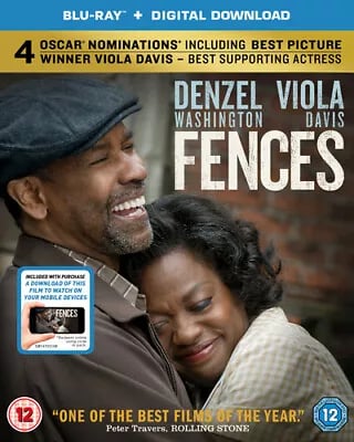 Fences (2017) Denzel Washington cert 12 Blu-Ray Pre-Owned