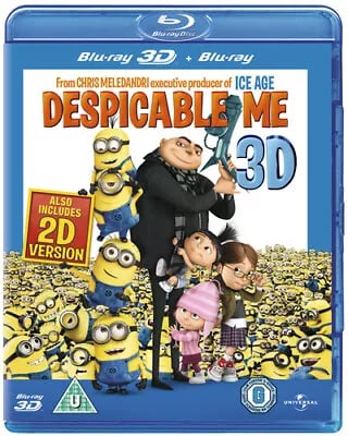 Despicable Me (2011) Pierre Coffin cert U 2 discs Blu-Ray Pre-Owned