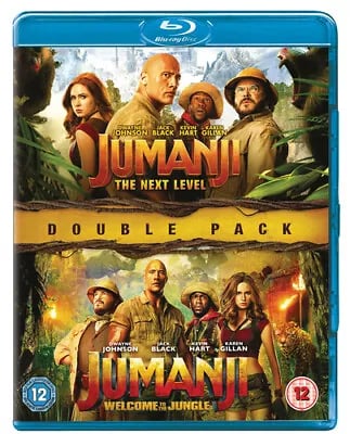 Jumanji: Welcome to the Jungle/Jumanji: The Next Level (2020) Dwayne Blu-Ray Pre-Owned