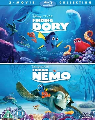 Finding Dory/Finding Nemo (2016) Andrew Stanton cert U 2 discs Blu-Ray Pre-Owned