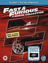 Fast & Furious: 7-movie Collection (2017) Paul Walker, Cohen (DIR) cert Blu-Ray Pre-Owned