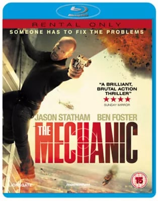 The Mechanic (2011) Jason Statham, West (DIR) cert 15 Blu-Ray Pre-Owned